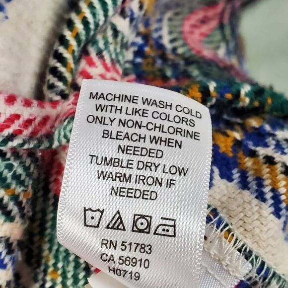 Maurices Women’s Medium Button Down Flannel Shirt Multicolor Plaid 100% Cotton C - Picture 6 of 9